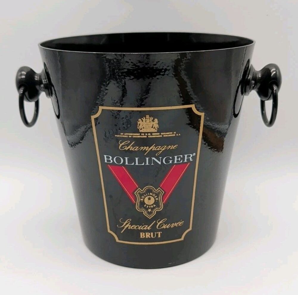 VINTAGE FRENCH CHAMPAGNE BOLLINGER  ALUMINIUM BUCKET / COOLER